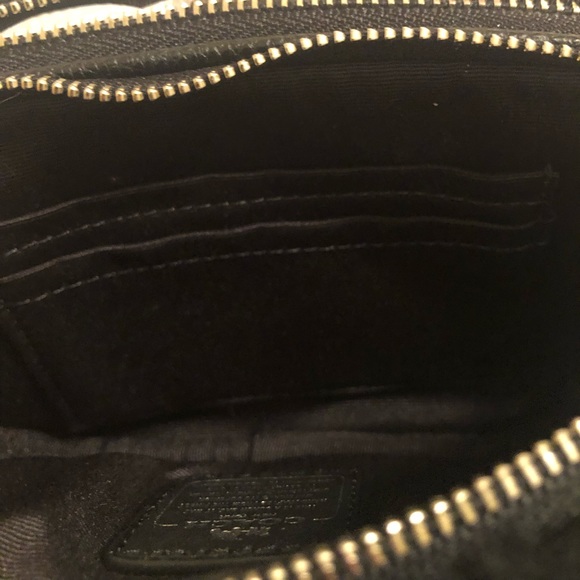 NWT COACH BLACK POUCH PURSE - Picture 6 of 14